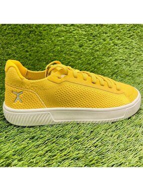 Flux Adapt Knit Trainer Yellow Womens Size 8.5 Mens 7 Athletic Shoes Sneakers
